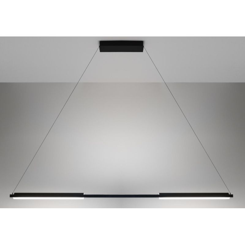 TABLET PX LINEA LIGHT SOSPENSIONE DI 136 CM 46W LED BIANCA O NERA MODERNA LUCE DIREZIONABILE STILNOVO MA&DE - Cristalensi Shop O