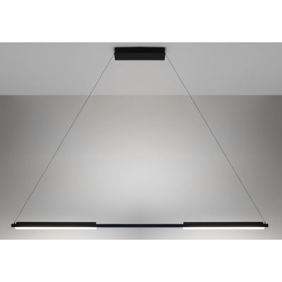 TABLET PX LINEA LIGHT SOSPENSIONE DI 136 CM 46W LED BIANCA O NERA MODERNA LUCE DIREZIONABILE STILNOVO MA&DE - Cristalensi Shop O