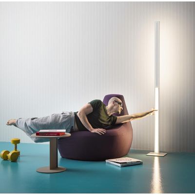 TABLET FL LINEA LIGHT PIANTANA H 192,6 CM 36W LED BIANCA O NERA MODERNA LUCE DIMMERABILE STILNOVO MA&DE - Cristalensi Shop Onlin