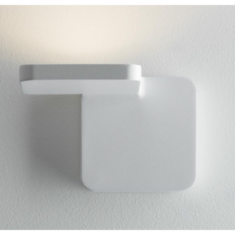 QUAD W APPLIQUE DESIGN MODERNO LED 19W LUCE 3000K BIANCA O NERA ORIGINALE 2 QUADRATI STILNOVO MA&DE - Cristalensi Shop Online