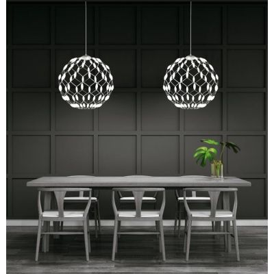 WELL S40 LAMPADARIO SOSPENSIONE DIAMETRO 40 CM LED 36W DIMMERABILE MODERNO BIANCO PROMOINGROSS - Cristalensi Shop Online