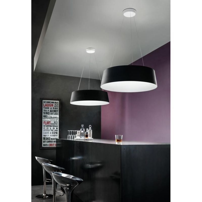 OXYGEN SOSPENSIONE DIAMETRO 75 CM A LED 50W DISPONIBILE 4 COLORI LINEA LIGHT STILNOVO MA&DE - Cristalensi Shop Online