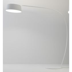 OXYGEN PIANTANA LAMPADA DA TERRA AD ARCO LED 36W LINEA LIGHT 4 COLORI MODERNA STILNOVO MA&DE - Cristalensi Shop Online 2