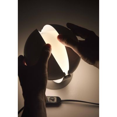 BUONANOTTE LAMPADA DA TAVOLO COLORE ROSSO MARCHIO STILNOVO DESIGN MODERNO ATTACCO E14 STILNOVO MA&DE - Cristalensi Shop Online