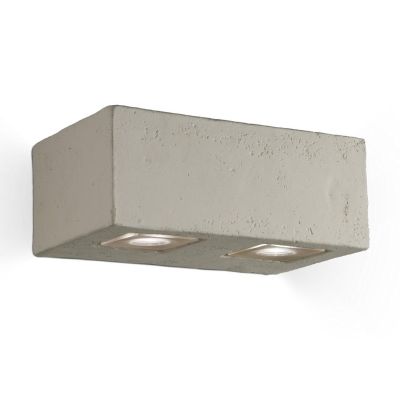 SMITH APPLIQUE RUSTICA IP65 LED 10,5W LUCE 3000K O 2700K IN TERRACOTTA MADE IN ITALY BI-EMISSIONE TOSCOT - Cristalensi Shop Onli