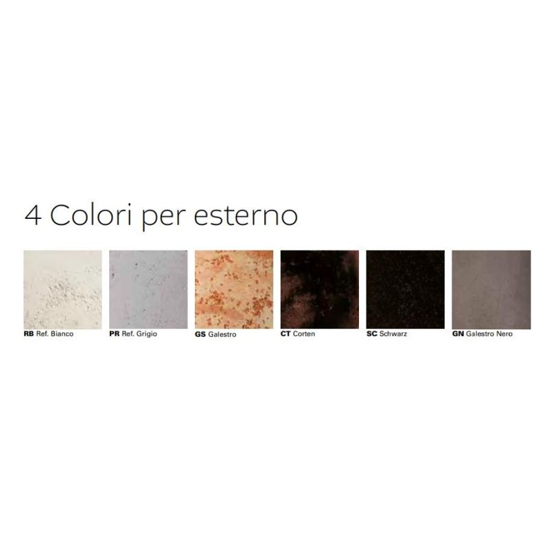 U-BOAT PALETTO DA GIARDINO IP65 IN TERRACOTTA 1 LUCE LED 3,5W LUCE 3000-2700K MADE IN ITALY TOSCOT - Cristalensi Shop Online