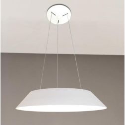2054 SOSPENSIONE IN METALLO BIANCO DIAMETRO 65 A LED INTEGRATO DA 32W AFFRALUX - Cristalensi Shop Online 2