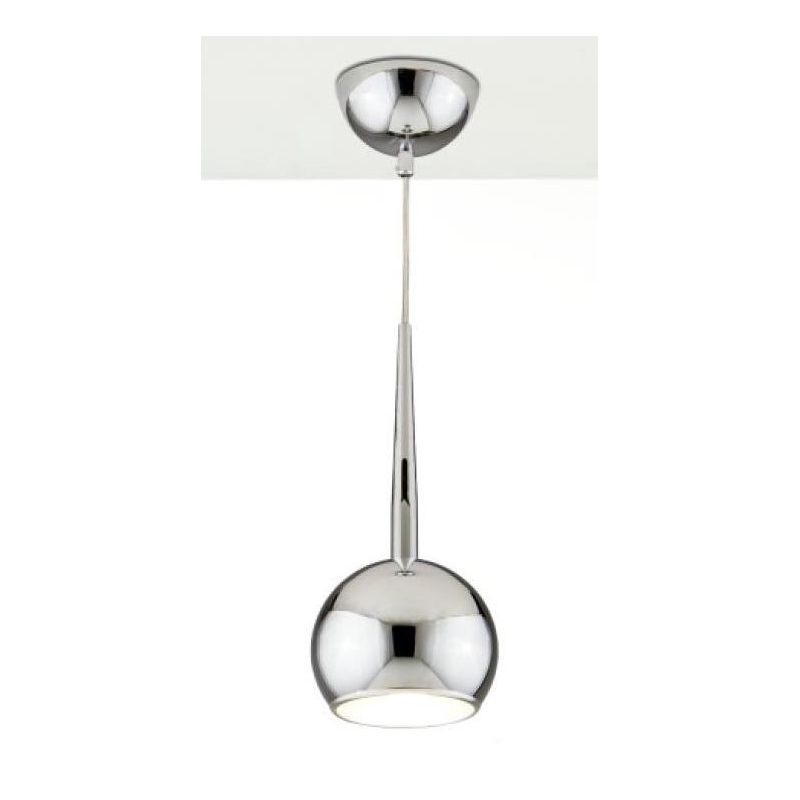 BOL AFFRALUX SOSPENSIONE SINGOLA IN METALLO CROMATO ECONOMICA AFFRALUX - Cristalensi Shop Online