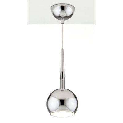 BOL AFFRALUX SOSPENSIONE SINGOLA IN METALLO CROMATO ECONOMICA AFFRALUX - Cristalensi Shop Online