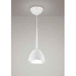 BELL AFFRALUX SOSPENSIONE MODERNA SINGOLA METALLO BIANCO LAMPADINE SOSTITUIBILI AFFRALUX - Cristalensi Shop Online 2