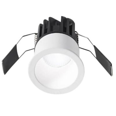 FARETTO DA INCASSO IN ALLUMINIO BIANCO O NERO LED 8W LUCE 3000K O 4000K ANGOLO LUCE 38° GEA LUCE - Cristalensi Shop Online