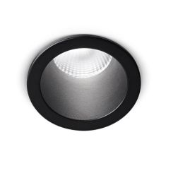 FARETTO DA INCASSO IN ALLUMINIO BIANCO O NERO LED 8W LUCE 3000K O 4000K ANGOLO LUCE 38° GEA LUCE - Cristalensi Shop Online 2
