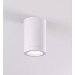 PLAFONIERA DA ESTERNO A CILINDRO ANTI SALSEDINE IP54 BIANCO E ANTRACITE ATTACCO GU10 ISYLUCE - Cristalensi Shop Online 2