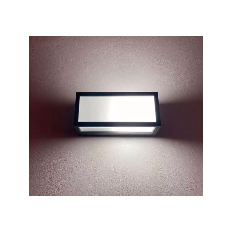 DECO' APPLIQUE ESTERNO IP54 BIANCO ANTRACITE CORTEN E NERO 1XE27 ISYLUCE MODERNO ISYLUCE - Cristalensi Shop Online