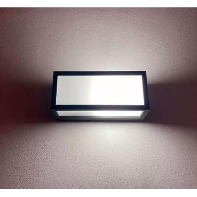 DECO' APPLIQUE ESTERNO IP54 BIANCO ANTRACITE CORTEN E NERO 1XE27 ISYLUCE MODERNO ISYLUCE - Cristalensi Shop Online