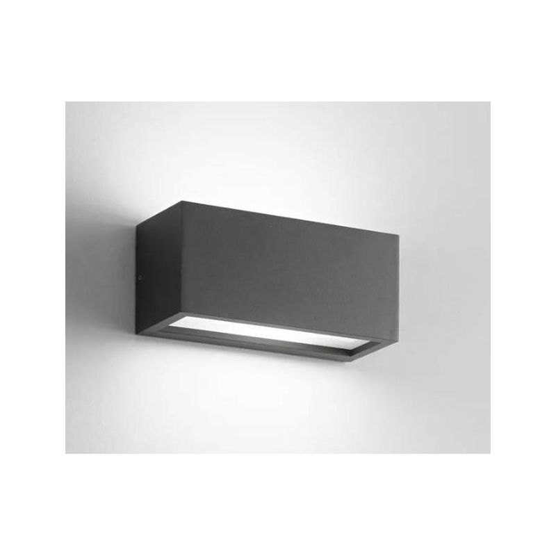 METRO' APPLIQUE ESTERNO IP54 DI ISYLUCE PORTALAMPADE E27 BIANCO NERO CORTEN ANTRACITE ECONOMICO ISYLUCE - Cristalensi Shop Onlin