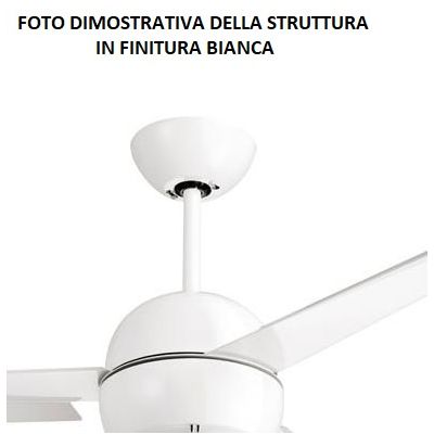 SWING METAL ECO VENTILATORE A SOFFITTO BIANCO O GRIGIO PORTALAMPADE E27 TELECOMANDO INCLUSO Italexport - Cristalensi Shop Online