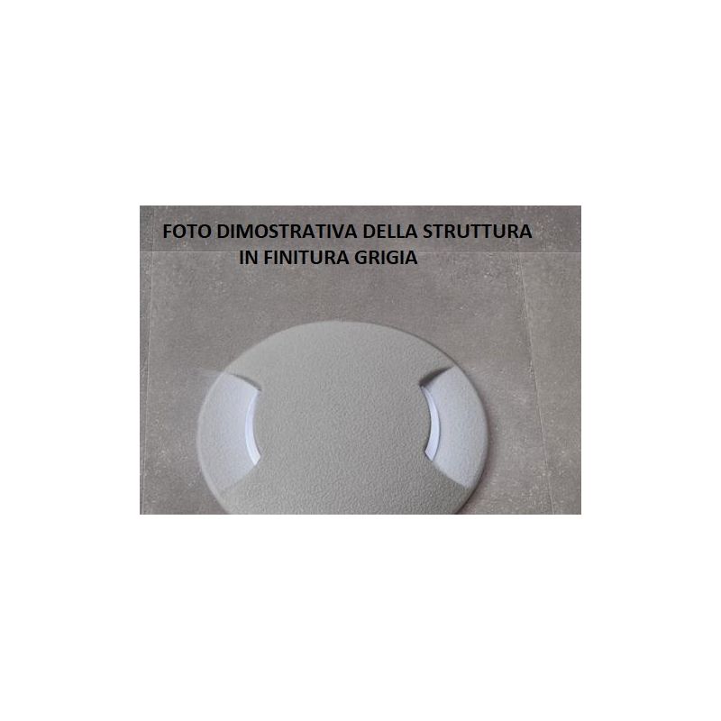 CECI 120 TRE TAGLI INCASSO CARRABILE IN RESINA NERO O GRIGIO CON LAMPADINA LED SOSTITUIBILE DARK LIGHT - Cristalensi Shop Online