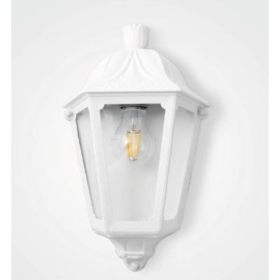 IESSE MEZZA LANTERNA CLASSICA IN RESINA DI COLORE NERO O BIANCO IP55 ECONOMICA DARK LIGHT - Cristalensi Shop Online