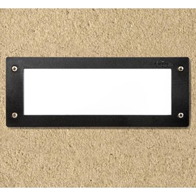 LETI 300 INCASSO IN RESINA NERA, BIANCA O GRIGIA E SCHERMO BIANCO IP66 CON PORTALAMPADE 1XE27 DARK LIGHT - Cristalensi Shop Onli