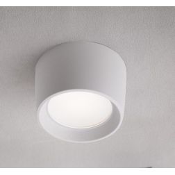 PLAFONIERA DA ESTERNO CILINDRICA DIAMETRO CM 16 MODERNA ED ECONOMICA CON ATTACCO GX53 DARK LIGHT - Cristalensi Shop Online 2