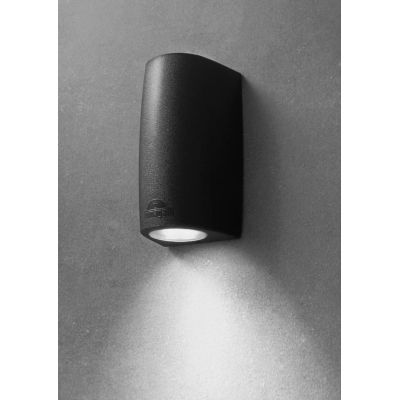 MARTA APPLIQUE DA ESTERNO A CILINDRO IP55 BIANCO,GRIGIO O NERO MONO EMISSIONE MODERNA DARK LIGHT - Cristalensi Shop Online