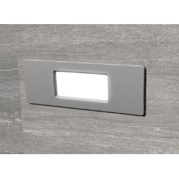 NINA 150 FARETTO RETTANGOLARE DA INCASSO IP55 IN RESINA 3 COLORI MADE IN ITALY DARK LIGHT - Cristalensi Shop Online 2