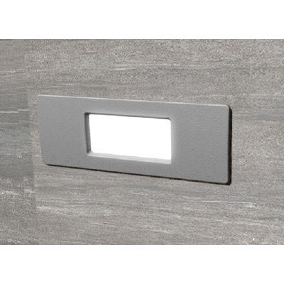 NINA 150 FARETTO RETTANGOLARE DA INCASSO IP55 IN RESINA 3 COLORI MADE IN ITALY DARK LIGHT - Cristalensi Shop Online