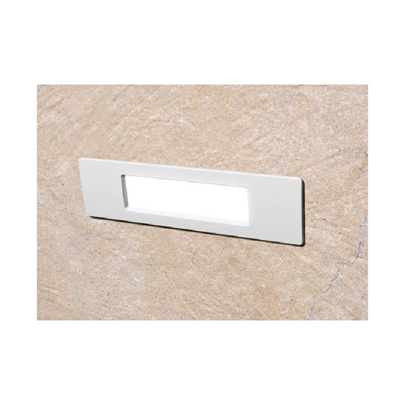 NINA 190 FARETTO RETTANGOLARE DA INCASSO IP55 IN RESINA 3 COLORI MADE IN ITALY DARK LIGHT - Cristalensi Shop Online