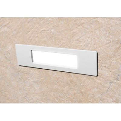 NINA 190 FARETTO RETTANGOLARE DA INCASSO IP55 IN RESINA 3 COLORI MADE IN ITALY DARK LIGHT - Cristalensi Shop Online