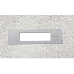 NINA 190 FARETTO RETTANGOLARE DA INCASSO IP55 IN RESINA 3 COLORI MADE IN ITALY DARK LIGHT - Cristalensi Shop Online