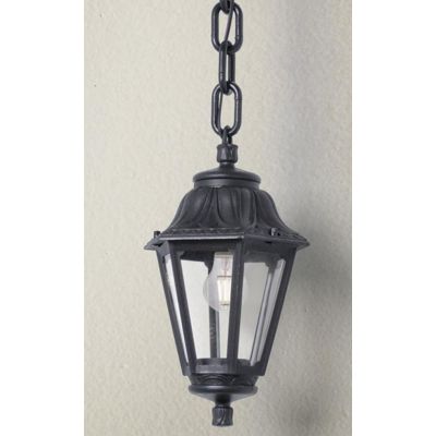 SICHEM ANNA SOSPENSIONE IN RESINA BIANCA O NERA IP55 LANTERNA CLASSICA ECONOMICA DARK LIGHT - Cristalensi Shop Online