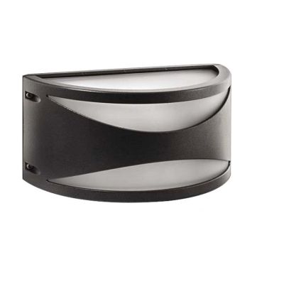 MERIDIAN PLUS PARETE GRANDE DIFFUSORE IN VETRO SATINATO IP65 TRE COLORI Garden Luce - Cristalensi Shop Online