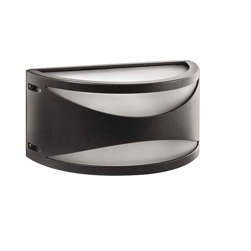 MERIDIAN APPLIQUE PER ESTERNO PICCOLA DIFFUSORE IN VETRO IP65 TRE COLORI Garden Luce - Cristalensi Shop Online