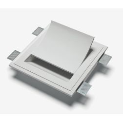 2402G INCASSO IN CRISTALY VERNICIABILE LUCE BIEMISSIONE LED INTEGRATO DA 16.5W MADE IN ITALY 9010 BELFIORE - Cristalensi Shop On