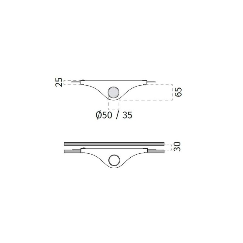 2446 BELFIORE INCASSO IN CRISTALY VERNICIABILE ORIGINALE MADE IN ITALY ATTACCO GU10 9010 BELFIORE - Cristalensi Shop Online