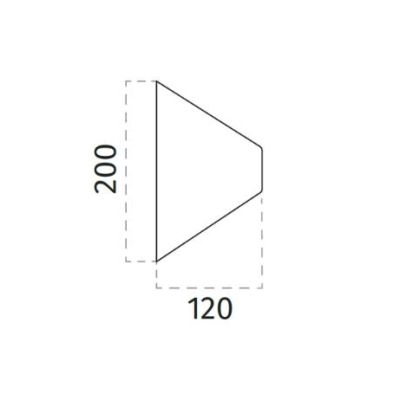 2388 APPLIQUE MODERNA IN CERAMICA EFFETTO GESSO VERNICIABILE LED INTEGRATO DA 9W MADE IN ITALY 9010 BELFIORE - Cristalensi Shop 
