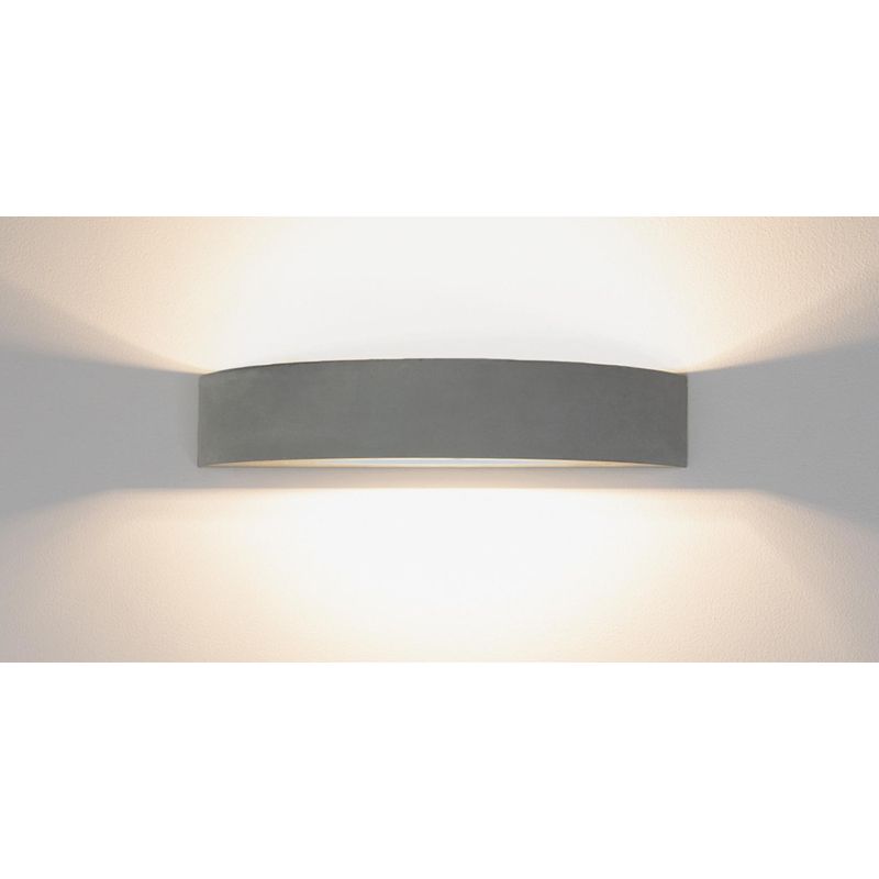 1095B MEZZARCO APPLIQUE DA ESTERNO 6 COLORI LED 6W LUCE 3000K IP65 BIEMISSIONE DI LUCE MADE IN ITALY 9010 BELFIORE - Cristalensi