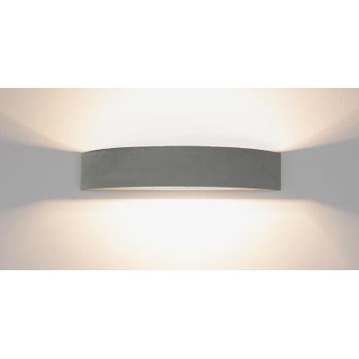 1095B MEZZARCO APPLIQUE DA ESTERNO 6 COLORI LED 6W LUCE 3000K IP65 BIEMISSIONE DI LUCE MADE IN ITALY 9010 BELFIORE - Cristalensi