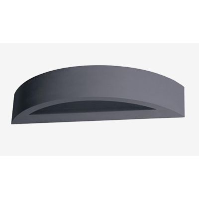 1095B MEZZARCO APPLIQUE DA ESTERNO 6 COLORI LED 6W LUCE 3000K IP65 BIEMISSIONE DI LUCE MADE IN ITALY 9010 BELFIORE - Cristalensi