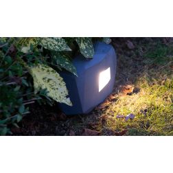 1102 SER SEGNAPASSO ORIGINALE DA ESTERNO IN 6 COLORI LED 10W LUCE 3000K IP65 MADE IN ITALY 9010 BELFIORE - Cristalensi Shop Onli 2