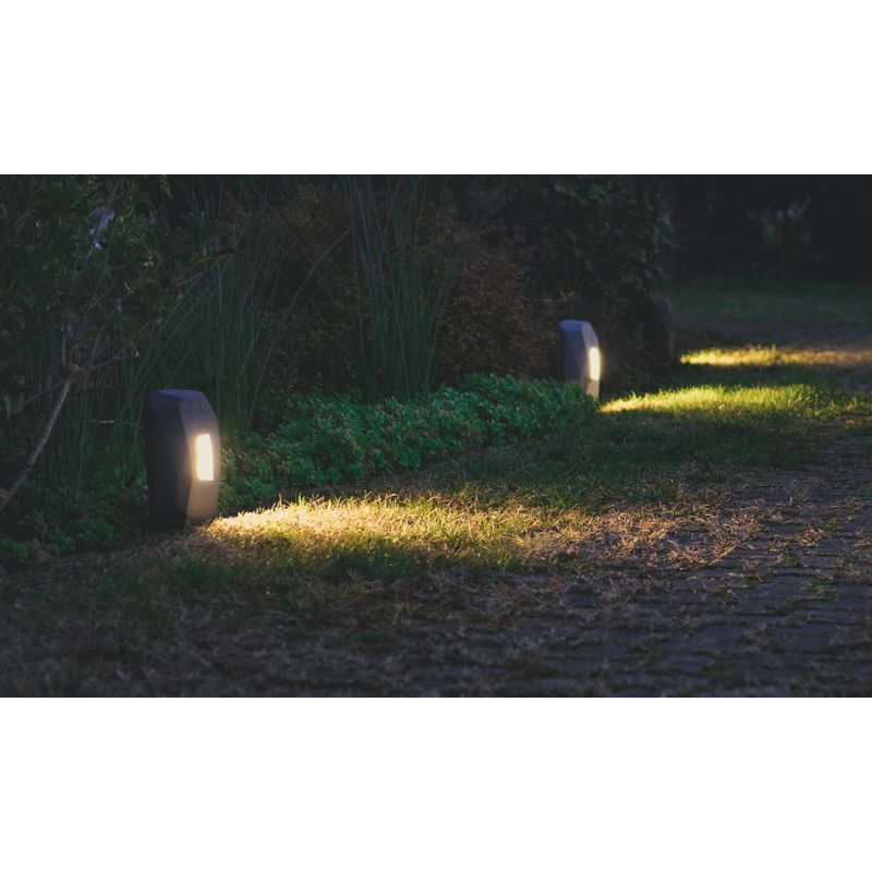 1102 SER SEGNAPASSO ORIGINALE DA ESTERNO IN 6 COLORI LED 10W LUCE 3000K IP65 MADE IN ITALY 9010 BELFIORE - Cristalensi Shop Onli