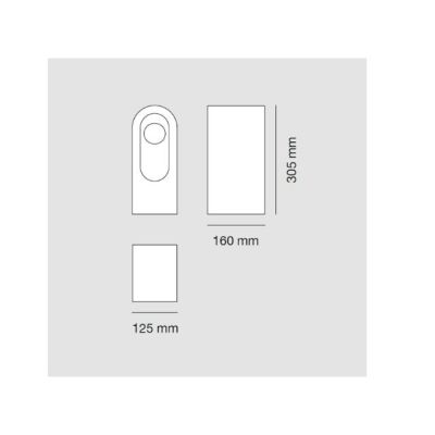 1105A-B-C BEAN PALO DA ESTERNO 3 MISURE 6 COLORI LED 10W IP65 MADE IN ITALY 9010 BELFIORE - Cristalensi Shop Online