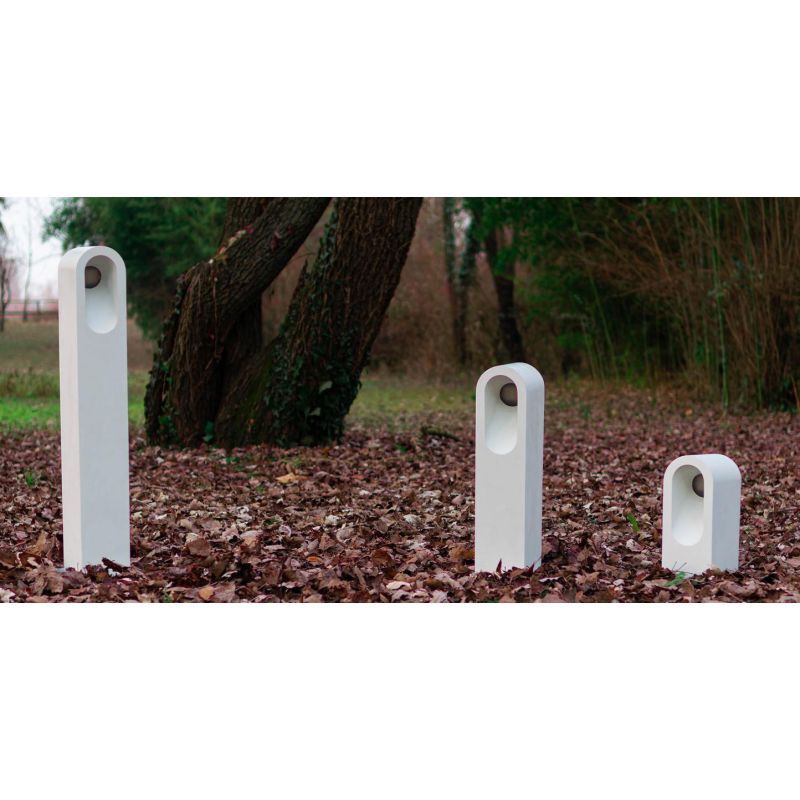 1105A-B-C BEAN PALO DA ESTERNO 3 MISURE 6 COLORI LED 10W IP65 MADE IN ITALY 9010 BELFIORE - Cristalensi Shop Online