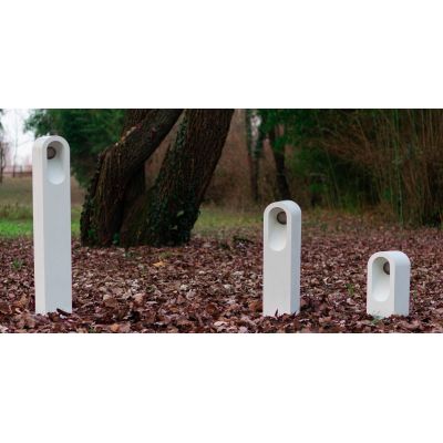 1105A-B-C BEAN PALO DA ESTERNO 3 MISURE 6 COLORI LED 10W IP65 MADE IN ITALY 9010 BELFIORE - Cristalensi Shop Online