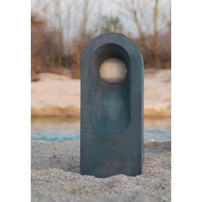 1105A-B-C BEAN PALO DA ESTERNO 3 MISURE 6 COLORI LED 10W IP65 MADE IN ITALY 9010 BELFIORE - Cristalensi Shop Online