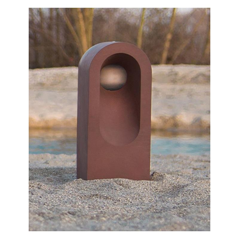 1105A-B-C BEAN PALO DA ESTERNO 3 MISURE 6 COLORI LED 10W IP65 MADE IN ITALY 9010 BELFIORE - Cristalensi Shop Online