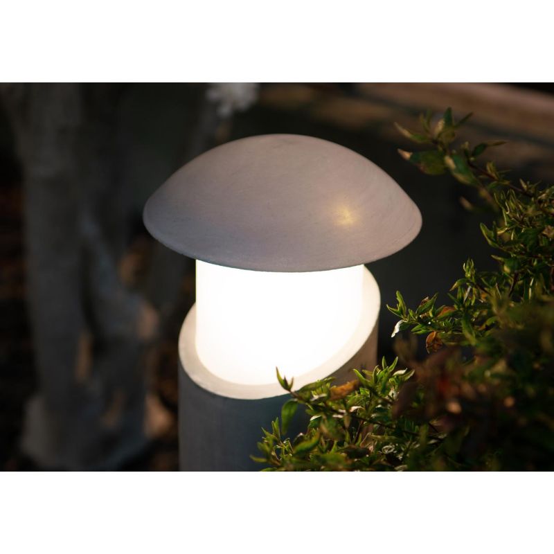 1116A-B ALFIERE PALO DA ESTERNO 6 COLORI ALTEZZE CM 40 E CM 60 MADE IN ITALY ATTACCO E27 MODERNO 9010 BELFIORE - Cristalensi Sho