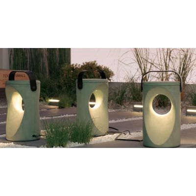 1117 VIMA LAMPADA DA TERRA PER AMBIENTI ESTERNI IN 6 COLORI MADE IN ITALY LED 10W LUCE 3000K MODERNA 9010 BELFIORE - Cristalensi