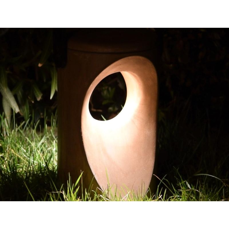 1117 VIMA LAMPADA DA TERRA PER AMBIENTI ESTERNI IN 6 COLORI MADE IN ITALY LED 10W LUCE 3000K MODERNA 9010 BELFIORE - Cristalensi